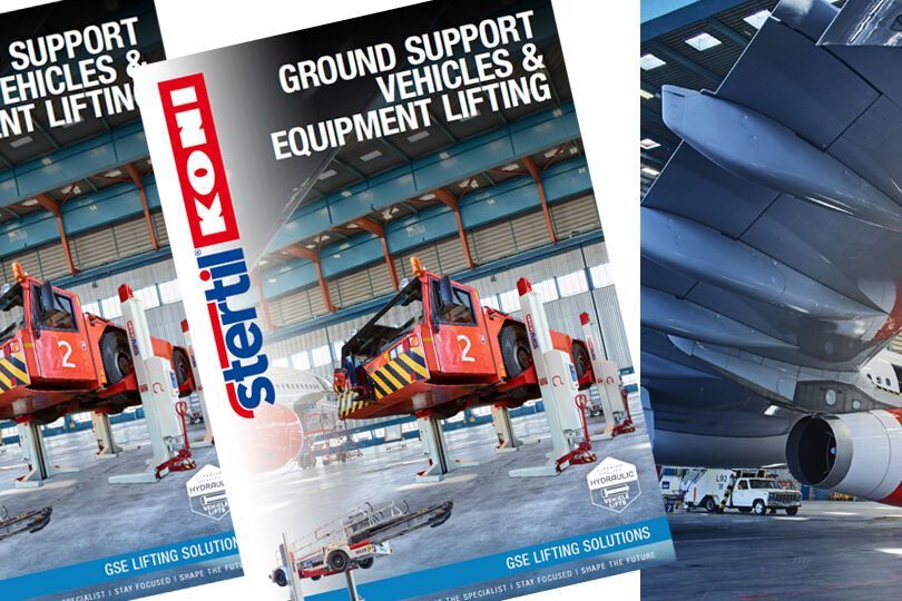 Stertil-Koni vehicle lifts for construction and earthmoving vehicles and equipment