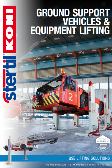 brochure, GSE, Ground Support Equipment, Stertil-Koni, Lifting, Solutions, 