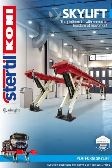 Stertil-Koni brochure Platform vehicle lift SKYLIFT