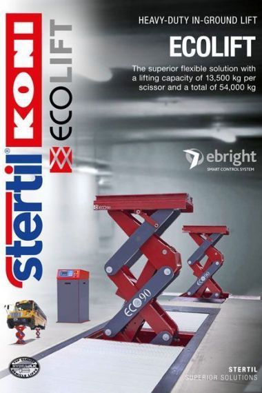 Stertil-Koni brochure vehicle lift ECOLIFT