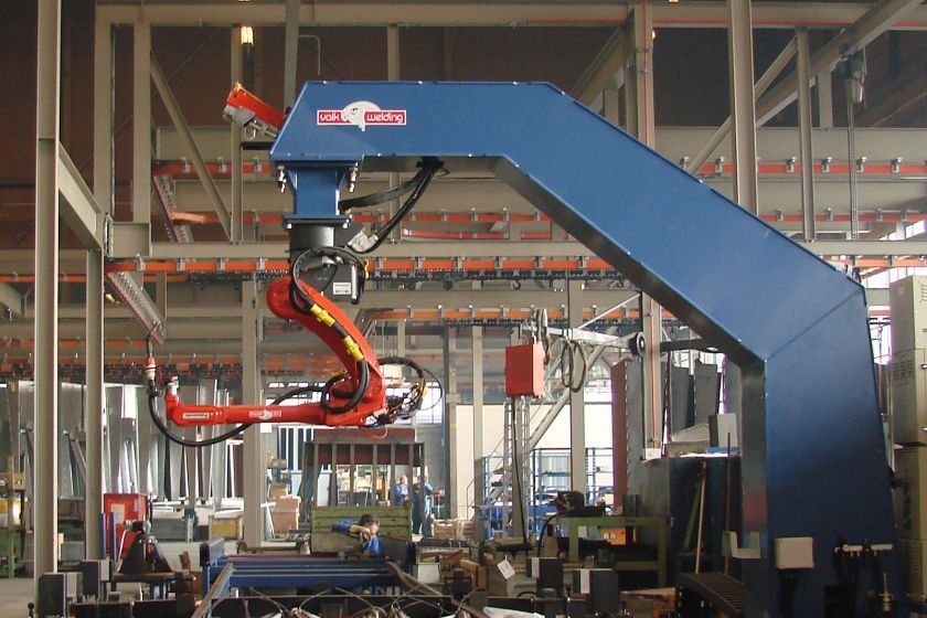 Stertil welding robot for dock and loading bay products